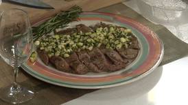 Cooking With Chef Hermann: Pounded Flank Steak with Zucchini Salsa