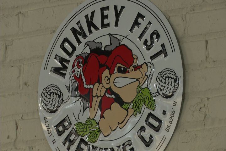 Inside the State Street Marketplace and Monkey Fist Brewing Co.