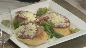 Cooking with Chef Hermann: Tomatillo Toasts with Prosciutto and Manchego
