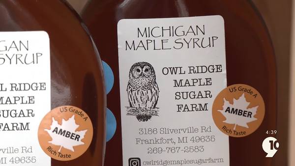 Learn how to sugar tap at Owl Ridge Maple Sugar Farm in Frankfort