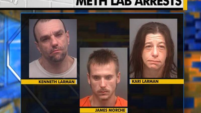 Promo Image: Clare County Deputies Arrest Three After Finding Meth Lab In Home