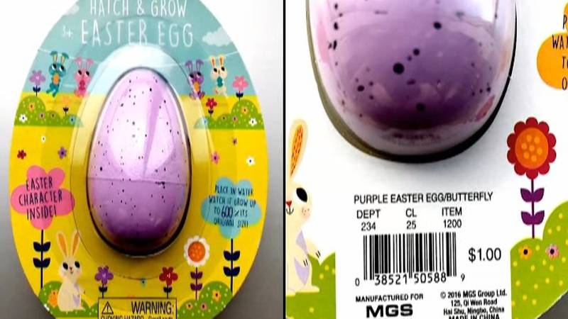 Promo Image: Target Recalls 560,000 Water-Absorbing Easter Toys Over Ingestion Hazard