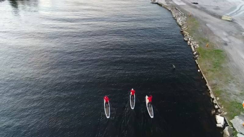 Promo Image: Sights and Sounds Drone Edition: Sunrise Paddleboard Practice