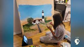Teen Artist Decorates Hallways of Gaylord Assisted Living Community