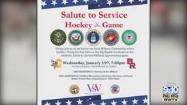 Cadillac Hockey to Host Salute to Service Game