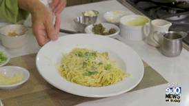 Cooking With Chef Hermann: Autumn Carbonara with Crab, Lemon and Capers