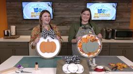 Crafting with the Katies: DIY a Wooden Pumpkin Sign