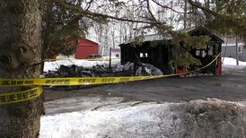 Early Morning Fire Destroys Garages In Sault Ste. Marie
