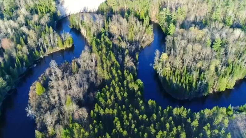 Promo Image: Sights and Sounds Drone Edition: Gorgeous Views Over Manistee River Bend