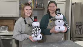 Crafting with the Katies: Make a Vinyl Duct Hose Snowman