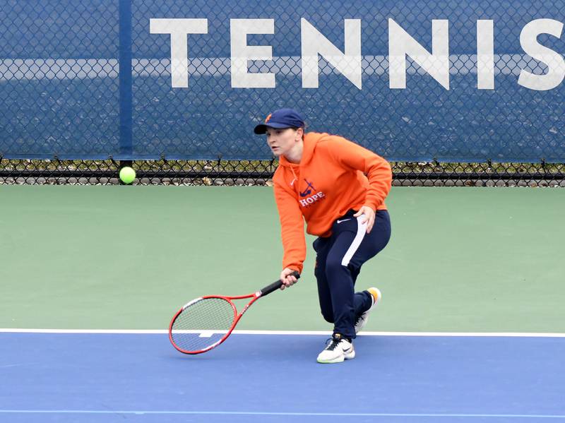 Tennis Match At Calvin College