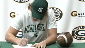‘A dream come true’ - Gaylord Linebacker Brady Pretzlaff signs to play football at Michigan State