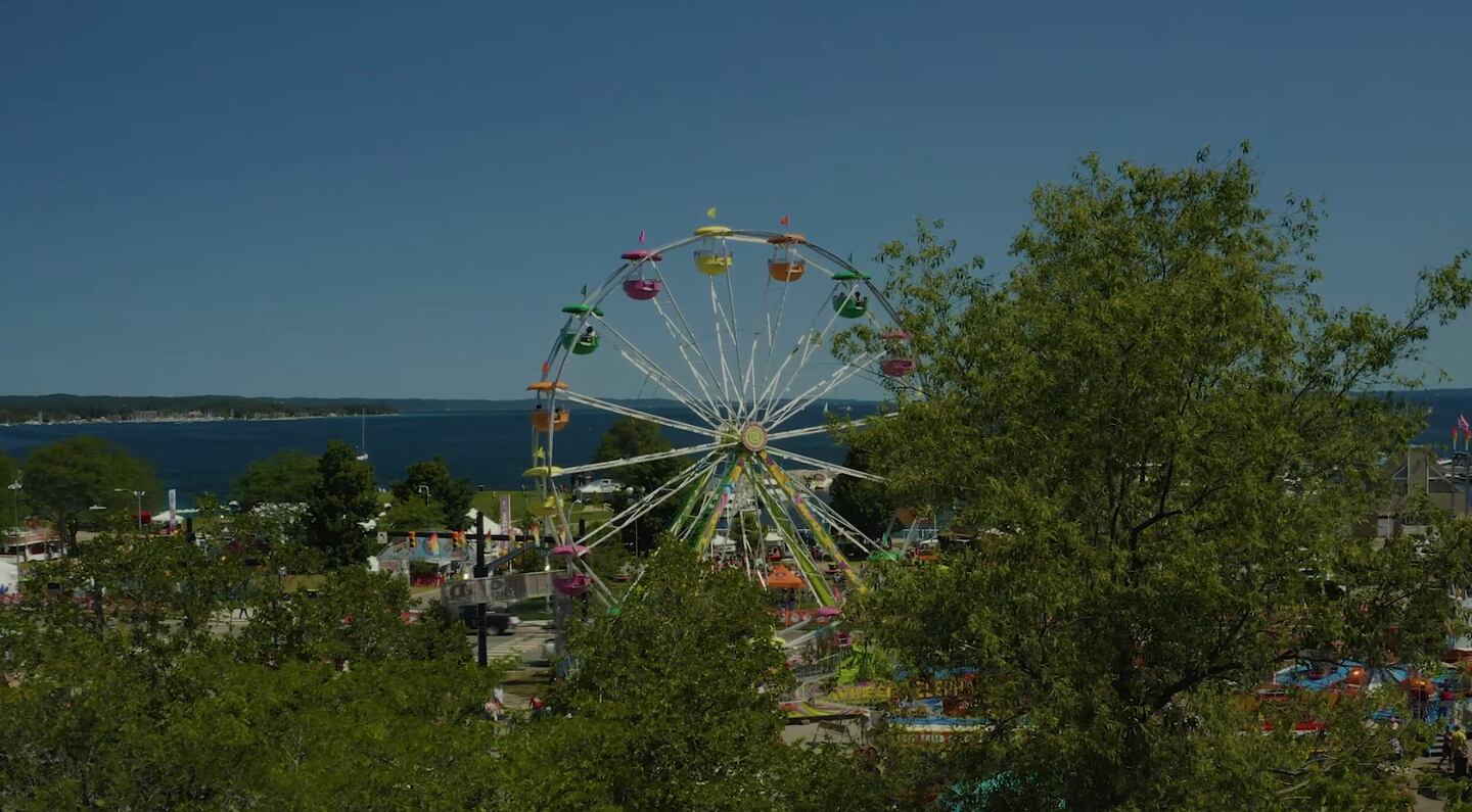 Northern Michigan From Above: National Cherry Festival