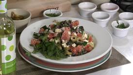 Cooking with Chef Hermann: Watermelon, Feta and Charred Poblano Pepper Salad