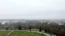 Northern Michigan From Above: Foggy Day at Island Park