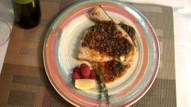 Grilled Swordfish with Cilantro-Chile Vinaigrette