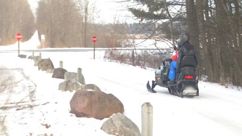 Promo Image: Northern Michigan Trails Busy With Snowmobilers