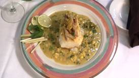 Sea Bass with Thai Curry and Pistachios