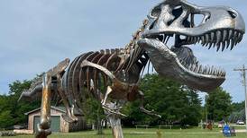 There’s a T-rex near Sleeping Bear Dunes, and, yes, it’s definitely worth checking out