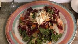 Beet Salad with Almonds, Ricotta Salata, and Tangerine Vinaigrette