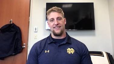 Former Traverse City St. Francis, MSU star linebacker Max Bullough on his promotion to linebackers coach at the University of Notre Dame