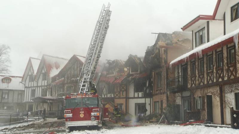 Promo Image: Crews Battle Fire At Boyne Highlands Resort