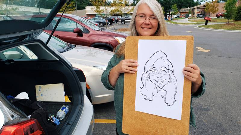 Promo Image: GTPulse: Local Teacher Has Been Drawing Caricatures For 20 Years