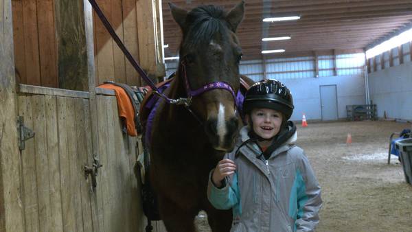 Mancelona 8-year-old buys new pony by returning pop cans