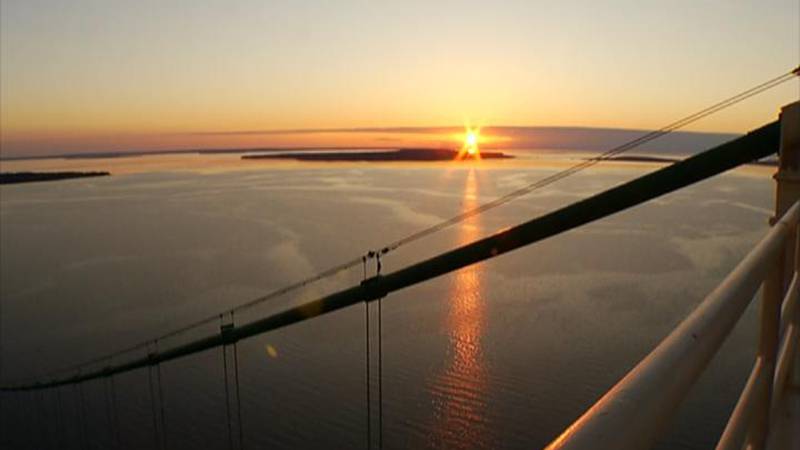 Promo Image: Sights and Sounds: View From The Top Of The Mackinac Bridge