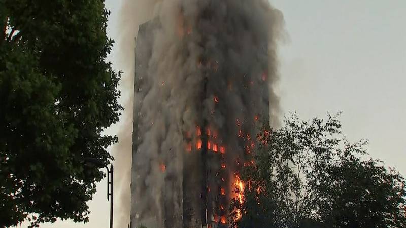 Promo Image: At Least 6 Dead After Flames Engulf London Apartment Building