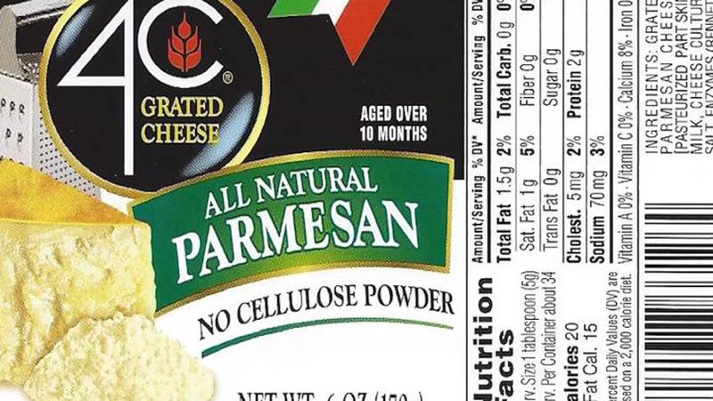 Promo Image: 4C Foods Corp Recalls Grated Cheese Products Over Salmonella Concerns