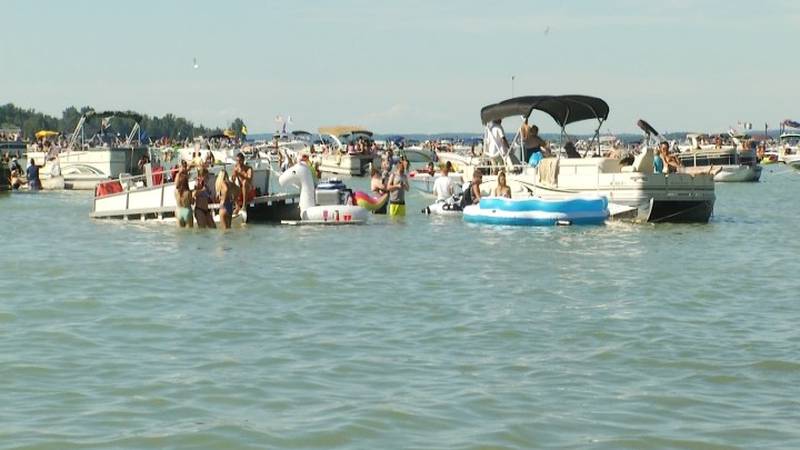 Promo Image: Torch Lake Turn Out During Fourth Of July Holiday