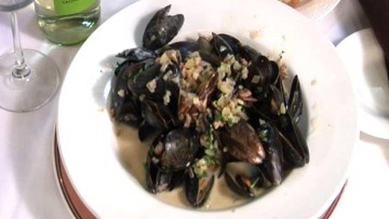 Promo Image: Mussels with Pancetta and Creme Fraiche