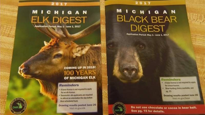 Promo Image: DNR Deadline For Michigan Bear And Elk Hunt Approaches