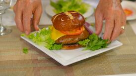 Cooking With Chef Hermann: Char Grilled Portabella Burger with Sriracha Mayonnaise