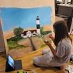 Teen Artist Decorates Hallways of Gaylord Assisted Living Community