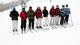 Retired, Not Tired Ski Group Showing Age is just a Number on the Slopes