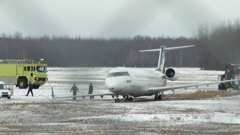 Promo Image: Airplane Skids Off Pellston Airport Runway