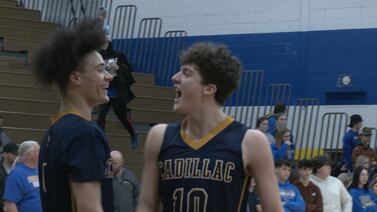 Cadillac Blasts Past Kingsford in Regional Title Game