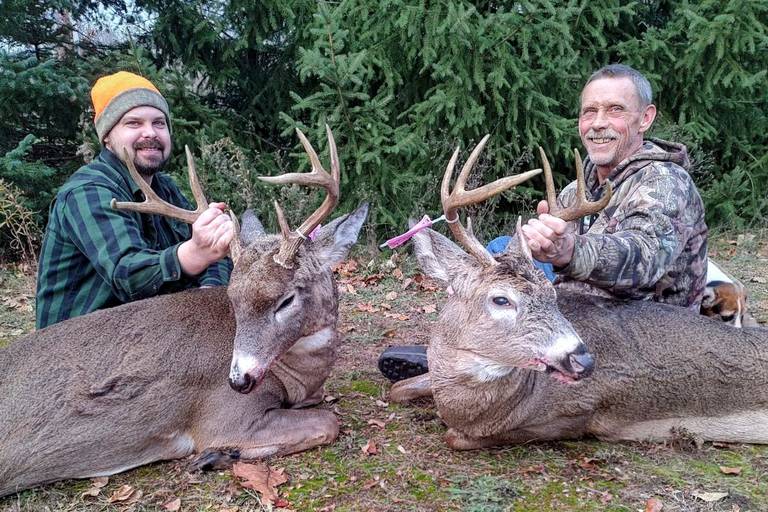 Father and son each got 8 pointers 