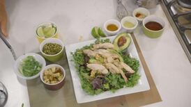 Cooking With Chef Hermann: Peppery Greens Salad with Chicken, Avocado and Pepitas