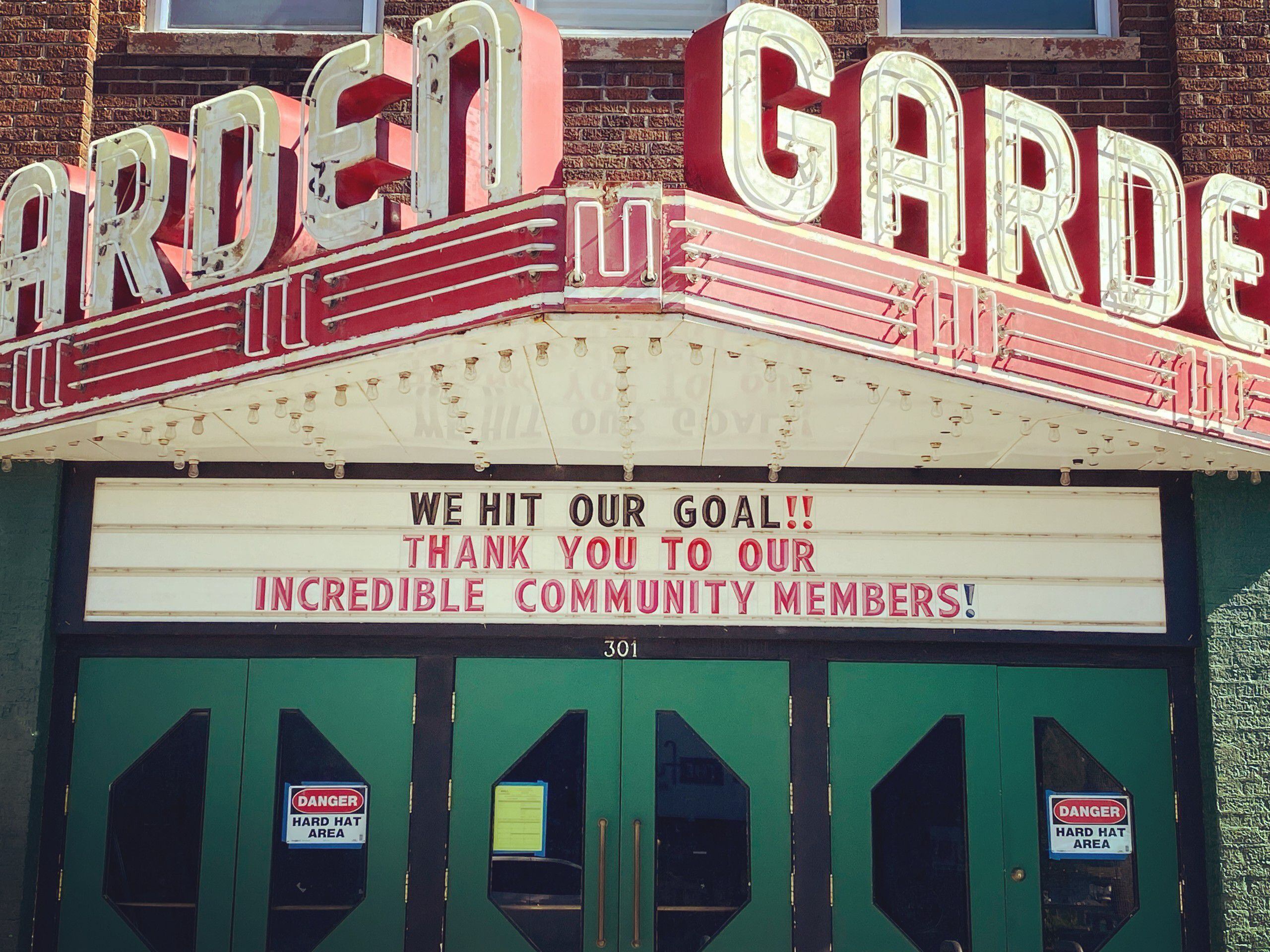 Garden Theater Celebrates Community