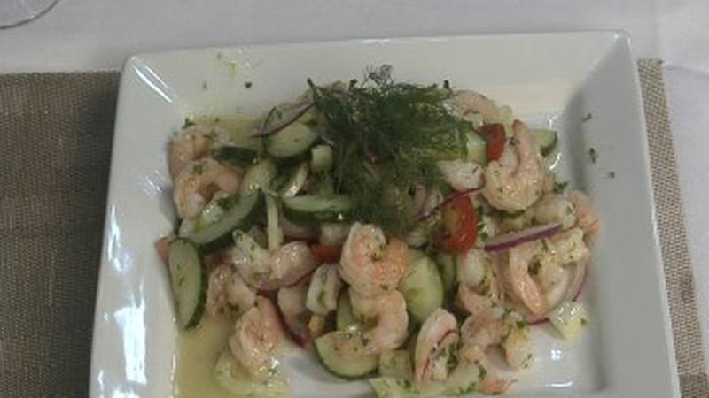 Promo Image: Shrimp Salad with Cucumber and Fennel
