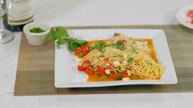 Cooking With Chef Hermann: Spaghetti with Tomatoes, Olives, Feta & Mint