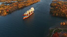 Northern Michigan From Above: Shipping Season in Sault Ste. Marie