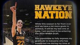 Basketball star Caitlin Clark to leave Iowa for the WNBA