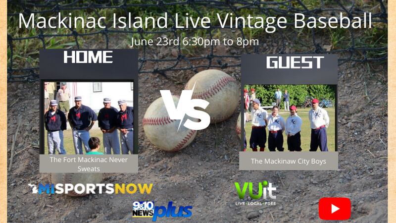 Promo Image: Mackinac Island Live Stream: Vintage Baseball