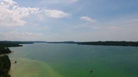Northern Michigan From Above: Sunny Day On Lake Leelanau