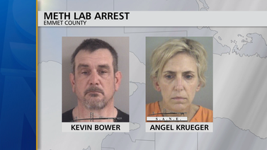 Two Arrested for Operating, Maintaining Meth Lab in Emmet County