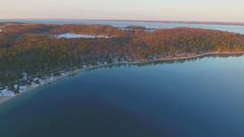 Northern Michigan from Above: Old Mission Peninsula Sunset
